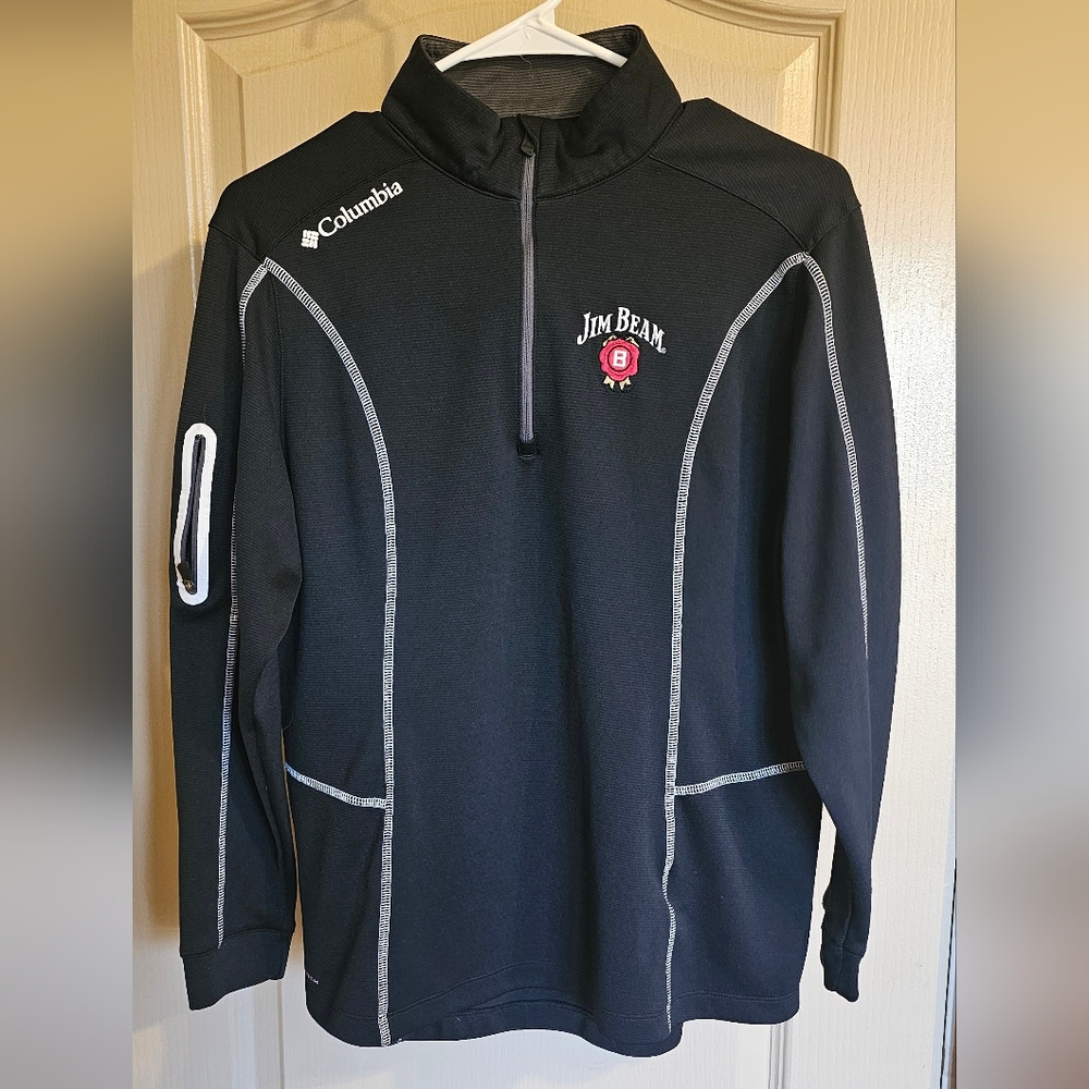 Columbia Sportswear Golf Mens Pullover Size Large With Jim Beam Logo